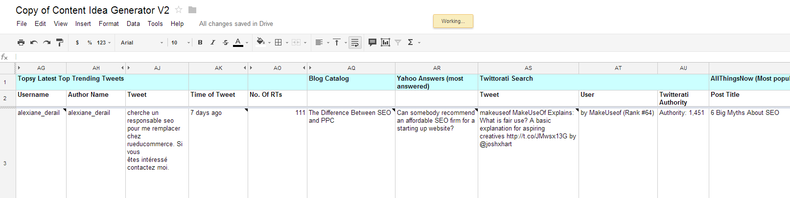 Copy of Content Idea Generator V2