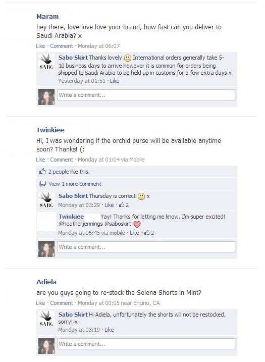 Sabo Skirt Facebook